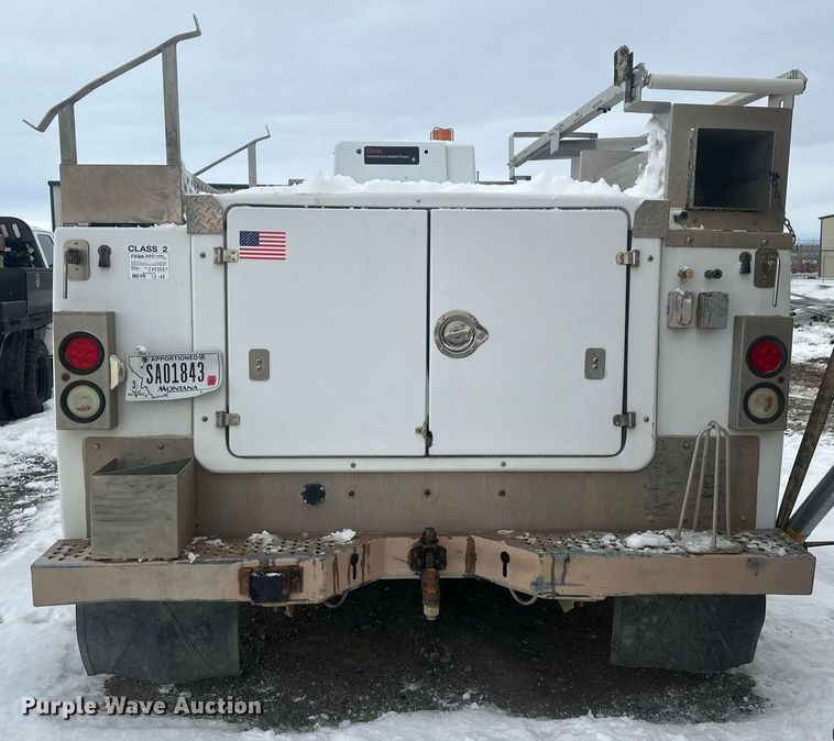 image for item ER5095 2007 Chevrolet Silverado 3500 utility bed pickup truck