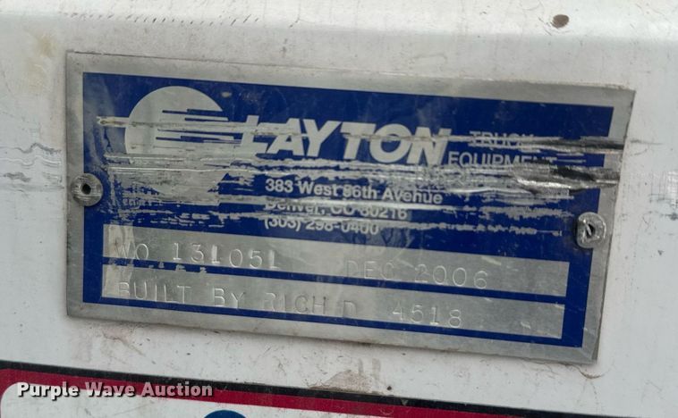 image for item ER5095 2007 Chevrolet Silverado 3500 utility bed pickup truck