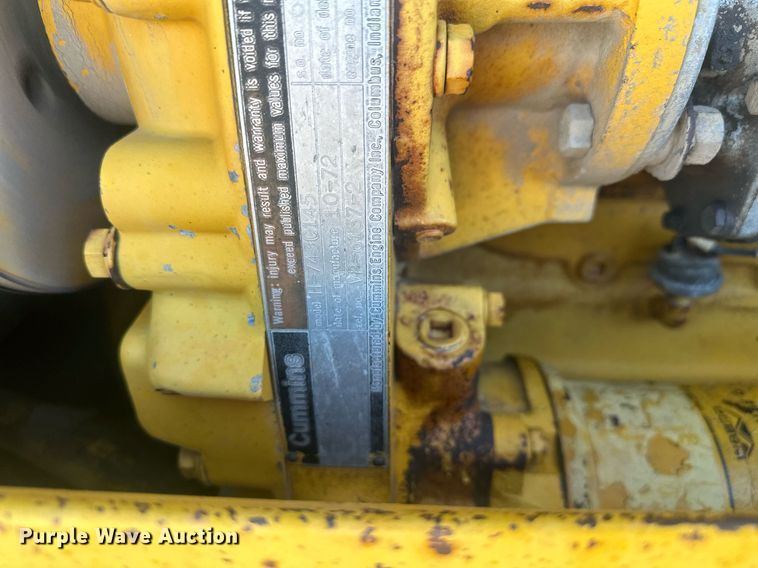 image for item ER5114 1972 Wabco 444 rigid frame motor grader