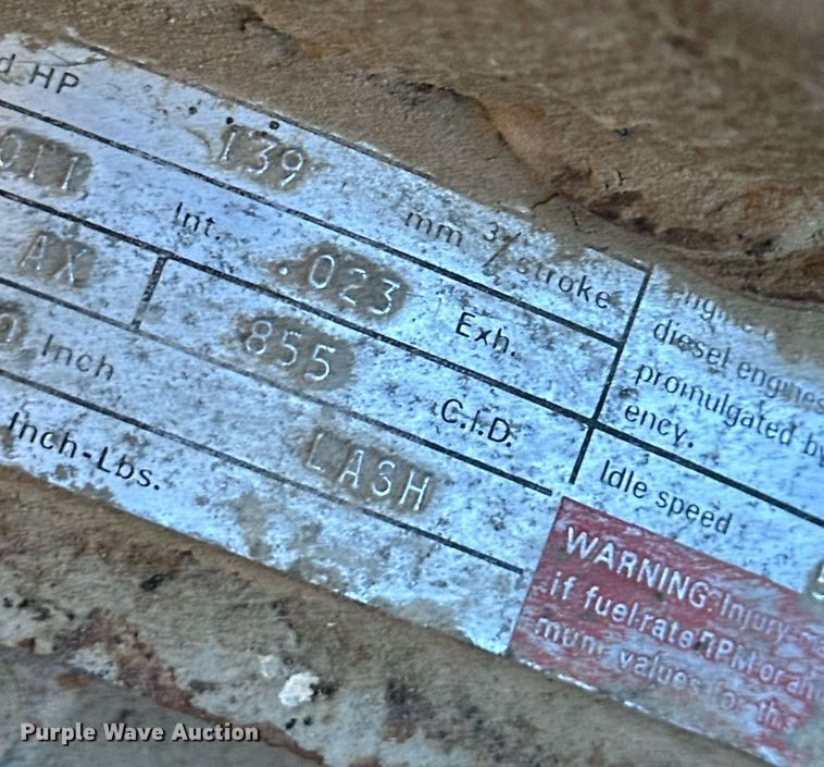 image for item ER8587 1974 Ford U9000 dump truck