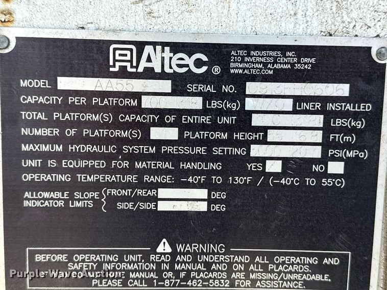 image for item ER8641 2013 Ford F750 Super Duty XL bucket truck