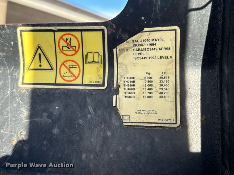 image for item LH9430 2004 Caterpillar TH360B telehandler