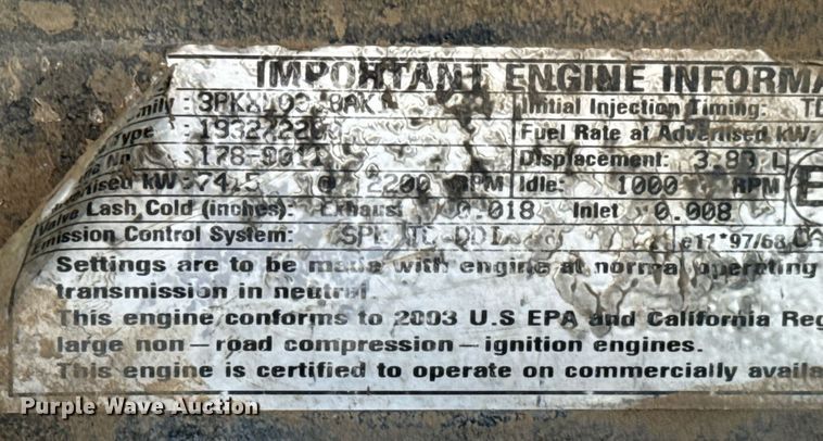 image for item LH9430 2004 Caterpillar TH360B telehandler