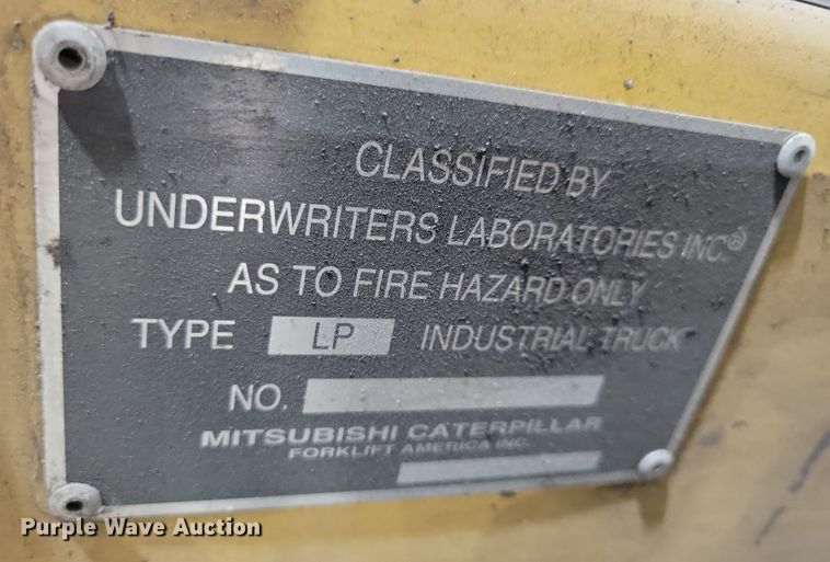 image for item OH9506 2000 Caterpillar  GC25K forklift