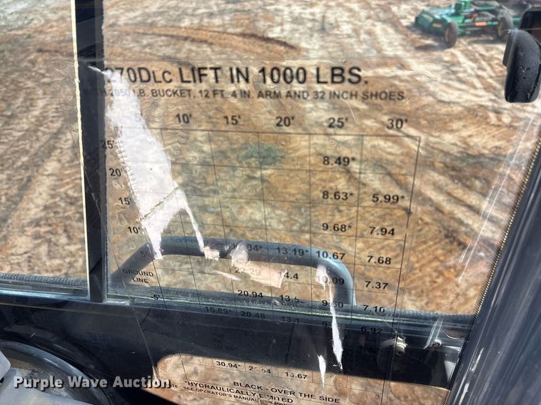 image for item OK9500 2007 John Deere 270D LC excavator