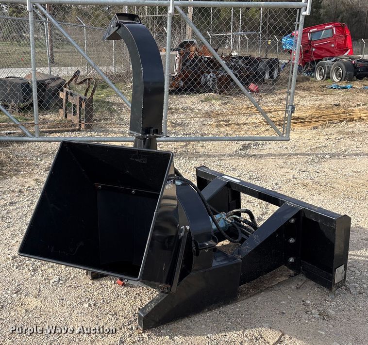 image for item OK9504 2023 Mower King SSBX42S skid steer wood chipper