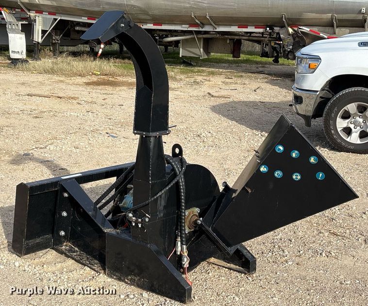 image for item OK9504 2023 Mower King SSBX42S skid steer wood chipper