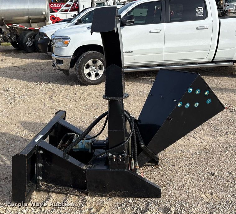 image for item OK9504 2023 Mower King SSBX42S skid steer wood chipper