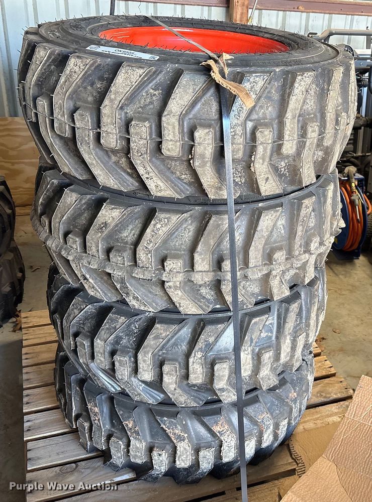 image for item OK9505 (4) Bobcat Bead Guard Heavy Duty 10-16.5 tires and wheels