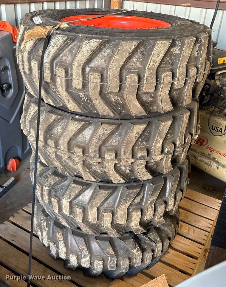 image for item OK9505 (4) Bobcat Bead Guard Heavy Duty 10-16.5 tires and wheels