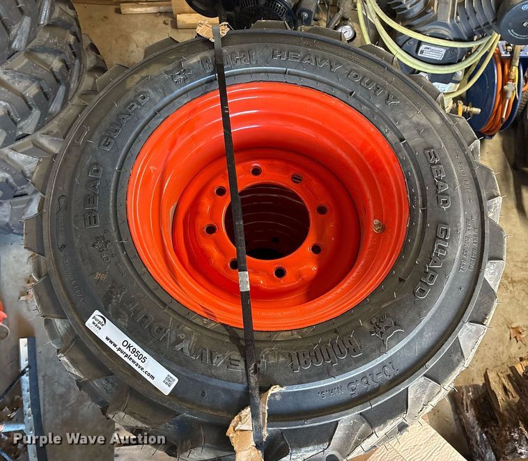 image for item OK9505 (4) Bobcat Bead Guard Heavy Duty 10-16.5 tires and wheels