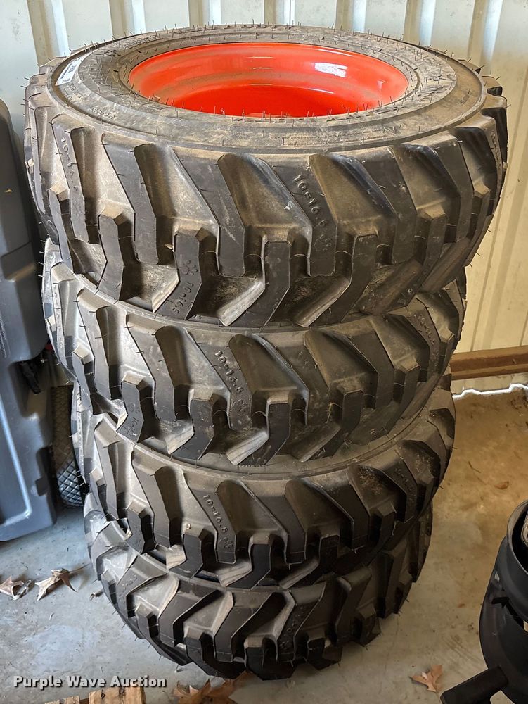 image for item OK9506 (4) Bobcat Bead Guard Heavy Duty 10-16.5 tires and wheels