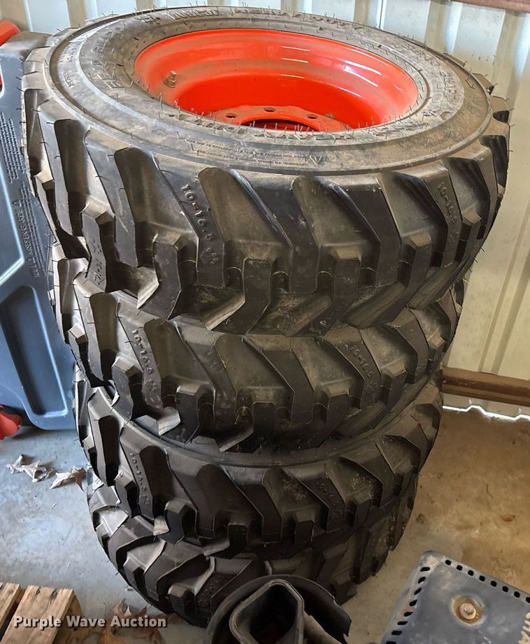 image for item OK9506 (4) Bobcat Bead Guard Heavy Duty 10-16.5 tires and wheels