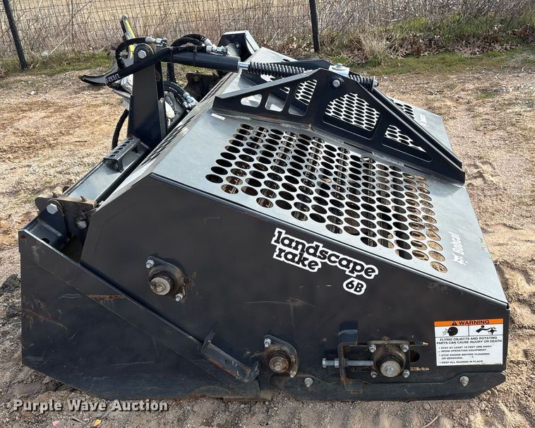 image for item OK9519 2022 Bobcat LR 6B skid steer landscape rake