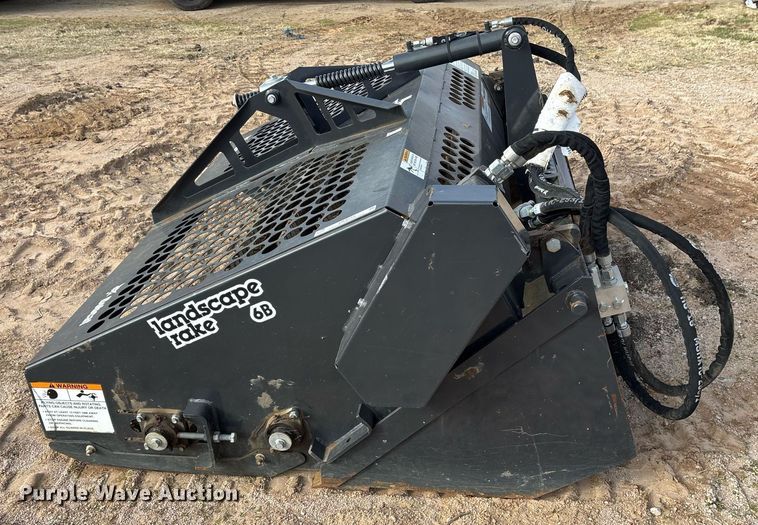 image for item OK9519 2022 Bobcat LR 6B skid steer landscape rake