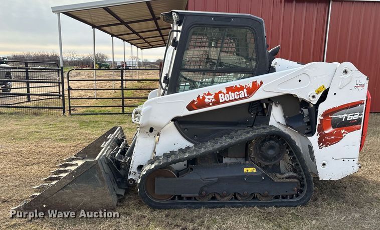 image for item OK9520 2021 Bobcat T62 tracked skid steer loader