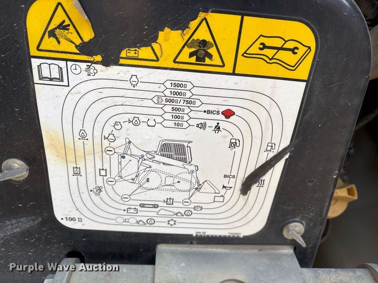 image for item OK9520 2021 Bobcat T62 tracked skid steer loader