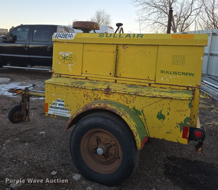 image for item YA0154 1977 Sullair 150-GP air compressor