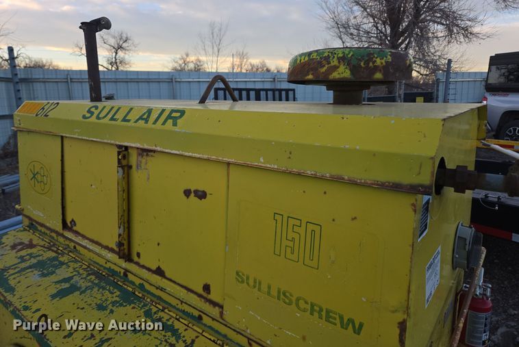 image for item YA0154 1977 Sullair 150-GP air compressor