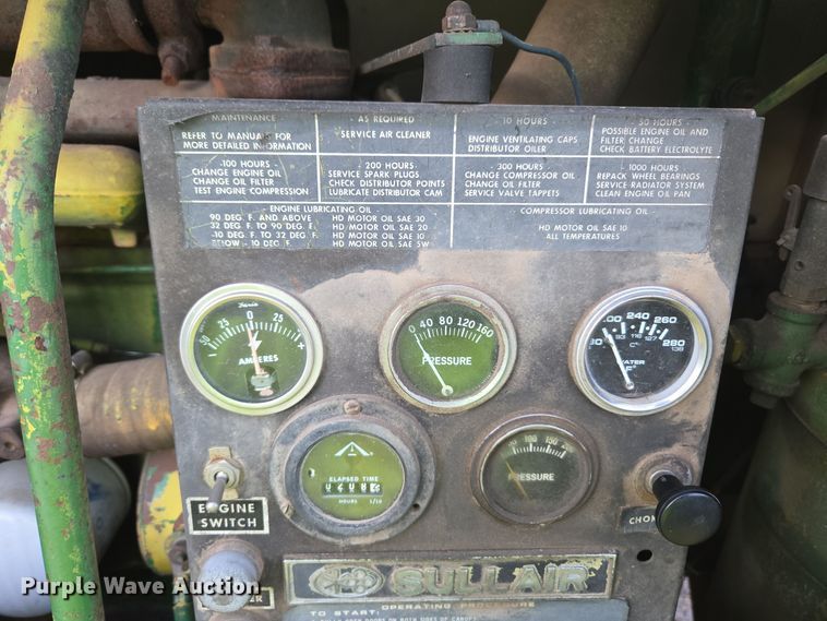 image for item YA0154 1977 Sullair 150-GP air compressor