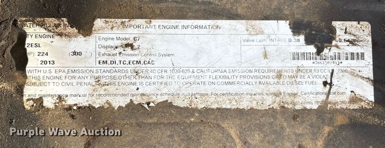 image for item YA0166 2013 Caterpillar 328D LCR excavator