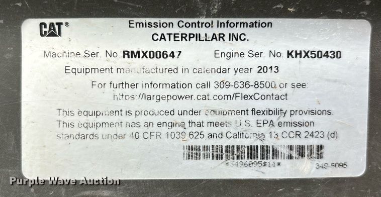 image for item YA0166 2013 Caterpillar 328D LCR excavator