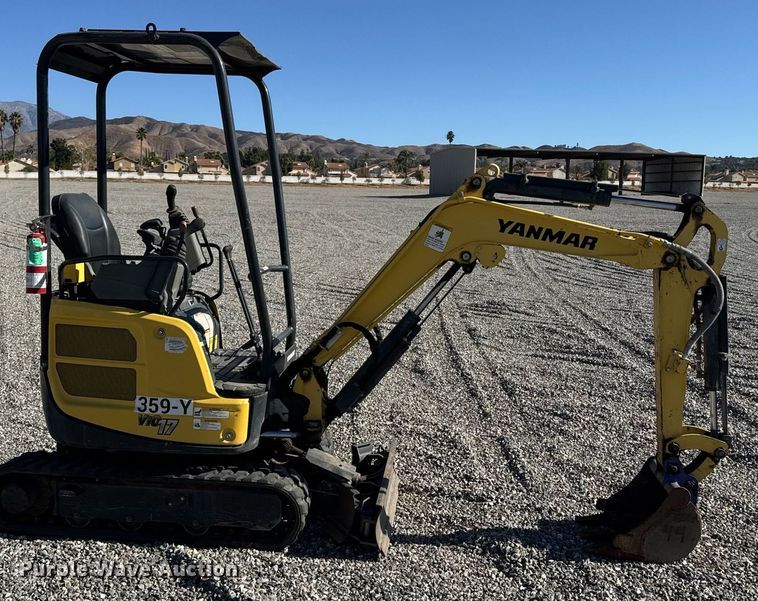 image for item YA0172 2018 Yanmar VIO17-A mini excavator