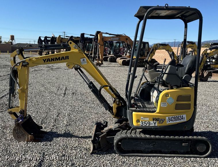 image for item YA0172 2018 Yanmar VIO17-A mini excavator