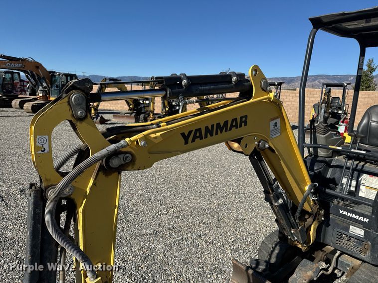 image for item YA0172 2018 Yanmar VIO17-A mini excavator