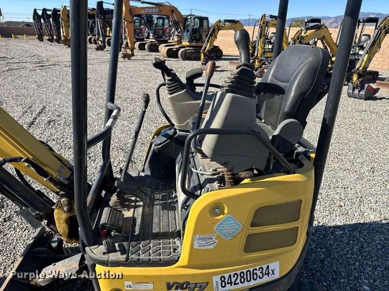 image for item YA0172 2018 Yanmar VIO17-A mini excavator