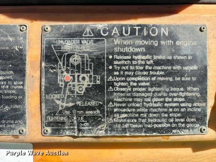 image for item YA0174 Mikasa MRH 800 GS walk behind double drum compactor