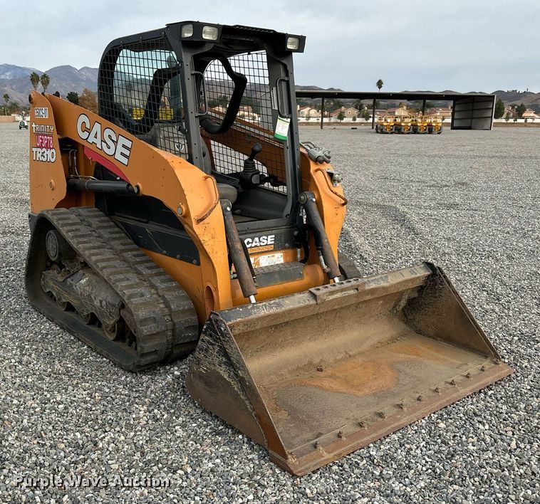 image for item YA0176 2018 Case TR310 tracked skid steer loader