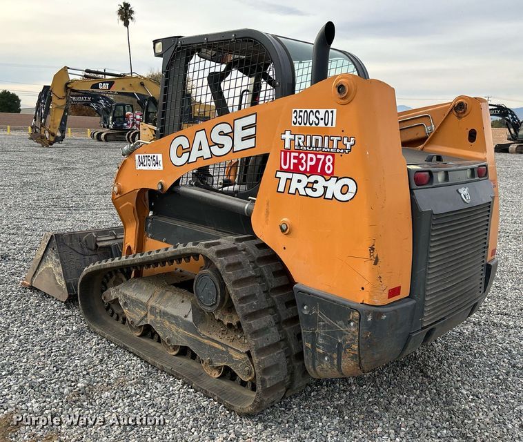 image for item YA0176 2018 Case TR310 tracked skid steer loader