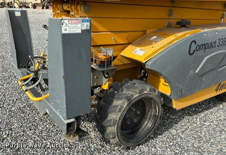 image for item YA0180 2019 Haulotte Compact 3368RT scissor lift