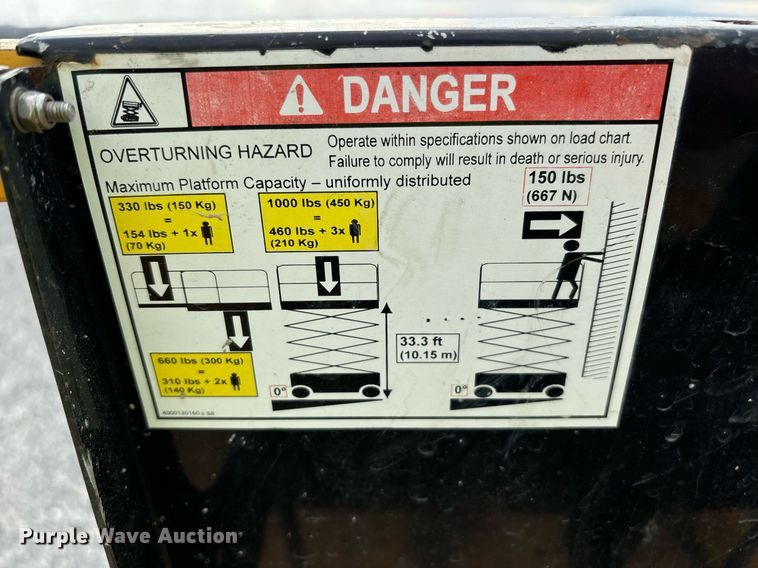 image for item YA0180 2019 Haulotte Compact 3368RT scissor lift