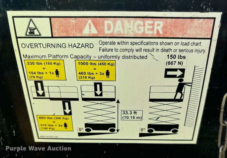 image for item YA0181 2019 Haulotte Compact 3368RT scissor lift