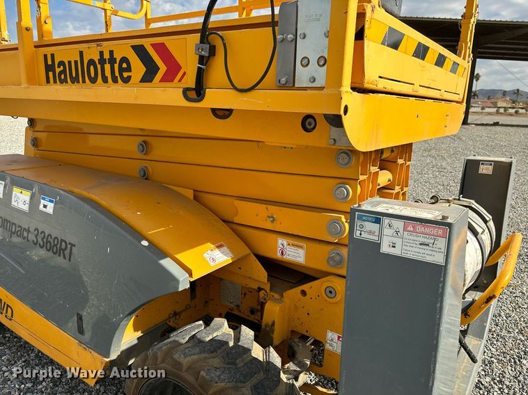 image for item YA0182 2019 Haulotte Compact 3368RT scissor lift