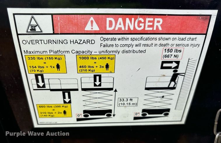 image for item YA0182 2019 Haulotte Compact 3368RT scissor lift
