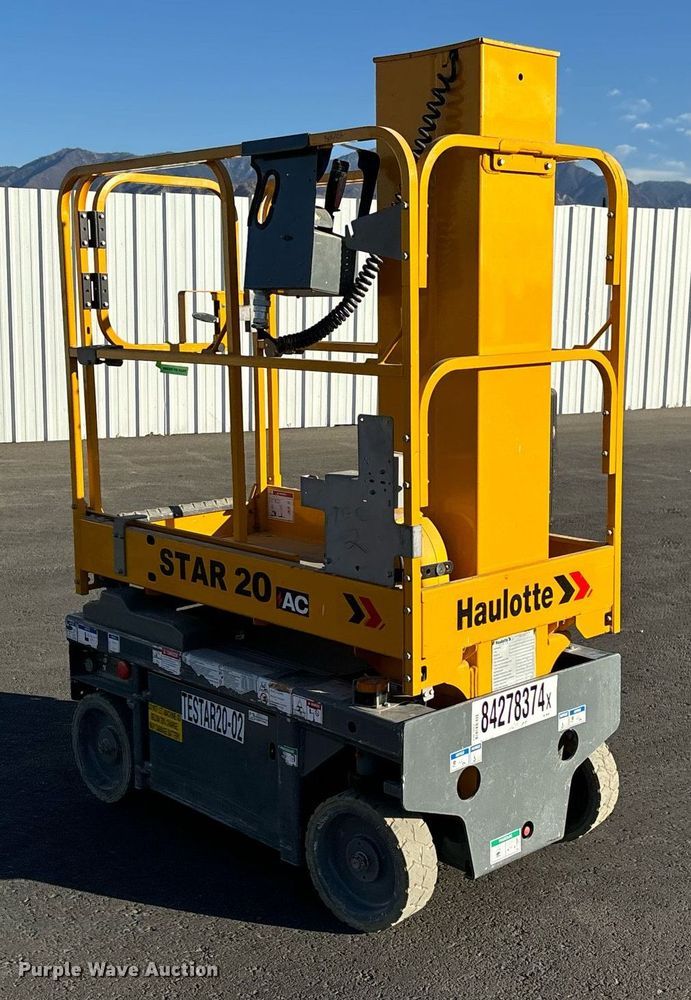 image for item YA0188 2019 Haulotte Star 20 AC E vertical lift
