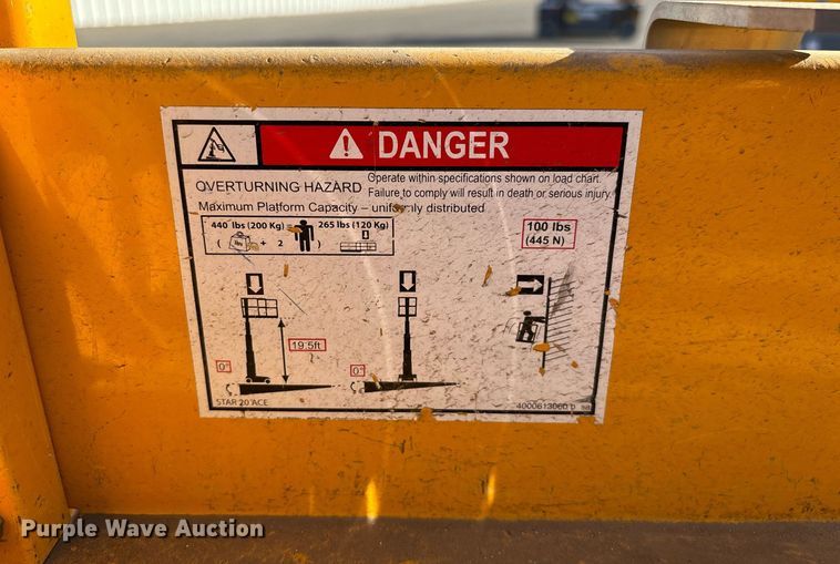 image for item YA0193 2019 Haulotte Star 20 AC E vertical lift