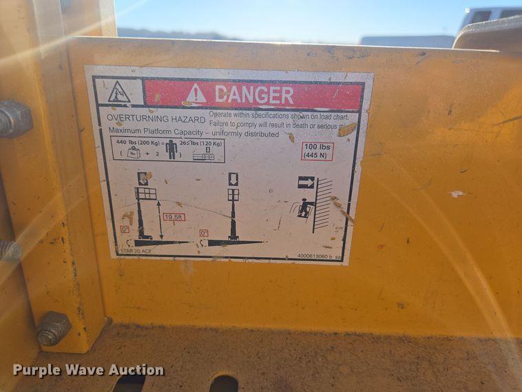 image for item YA0194 2019 Haulotte Star 20 AC E vertical lift