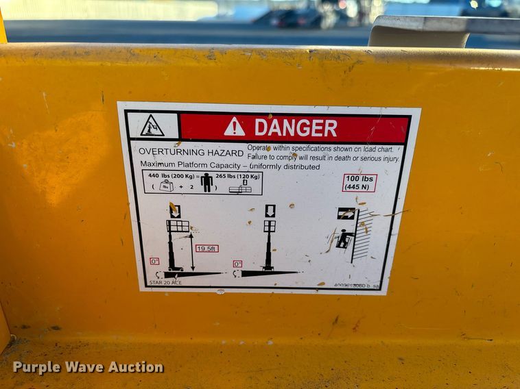 image for item YA0195 2019 Haulotte Star 20 AC E vertical lift