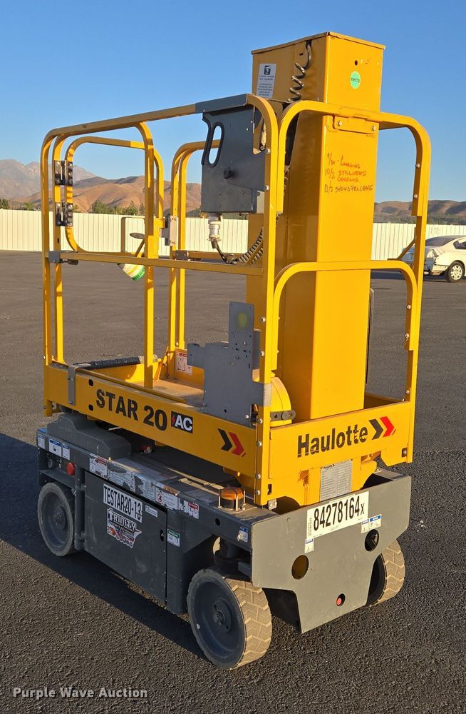 image for item YA0197 2019 Haulotte Star 20 AC E vertical lift