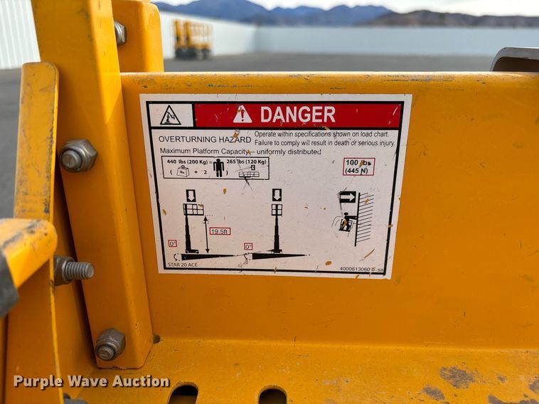 image for item YA0203 2019 Haulotte Star 20 AC E vertical lift