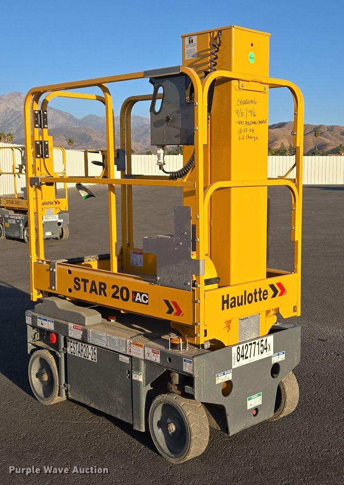 image for item YA0205 2019 Haulotte Star 20 AC E vertical lift