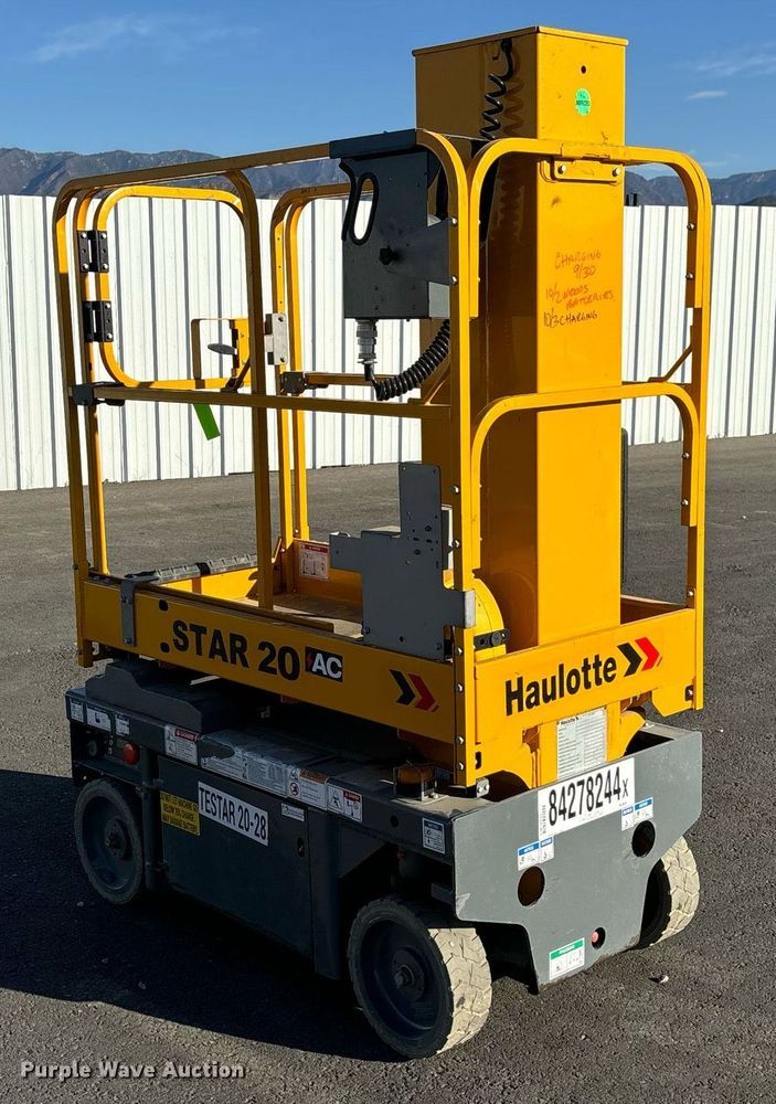 image for item YA0206 2019 Haulotte Star 20 AC E vertical lift