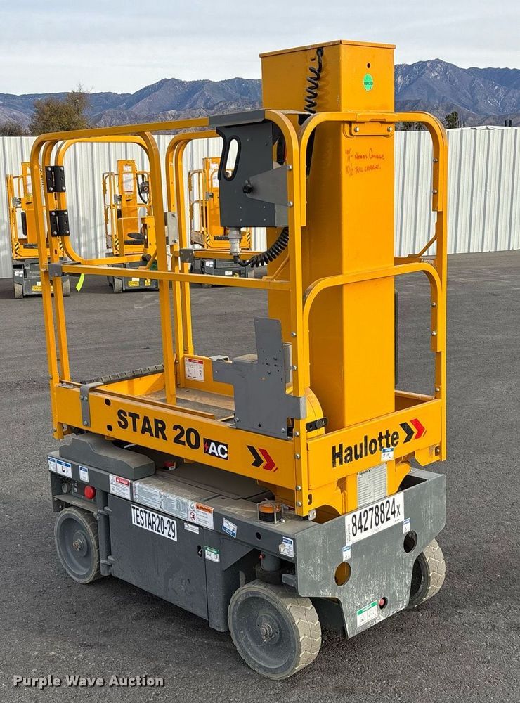 image for item YA0207 2019 Haulotte Star 20 AC E vertical lift