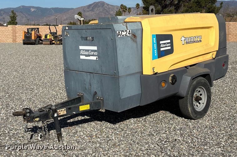 image for item YA0214 2018 Atlas Copco XAS 440 JD8 T4F air compressor