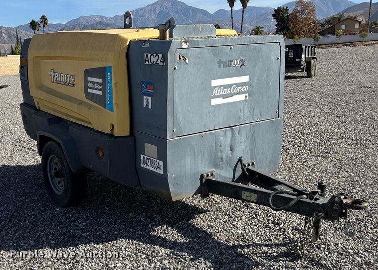 image for item YA0214 2018 Atlas Copco XAS 440 JD8 T4F air compressor