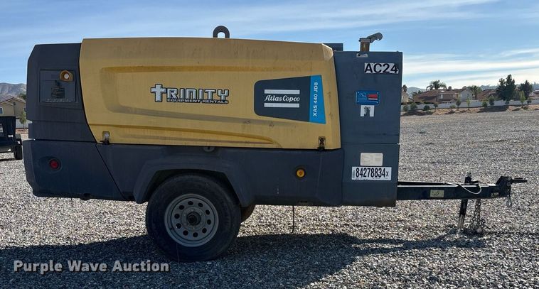 image for item YA0214 2018 Atlas Copco XAS 440 JD8 T4F air compressor